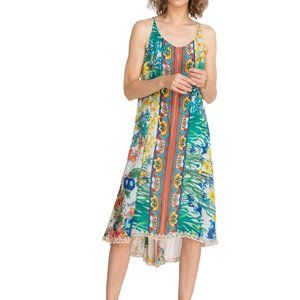 Johnny Was Silk Avalon Dress M